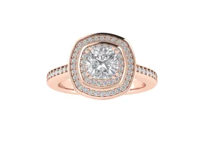Women Ring  Render 3dm STL OBJ FBX TXT Details 3D print model 8
