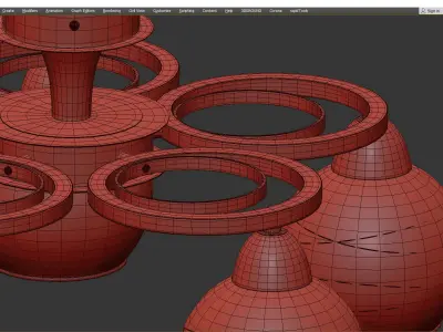 Arte Lamp GINEVRA Low-poly 3D model