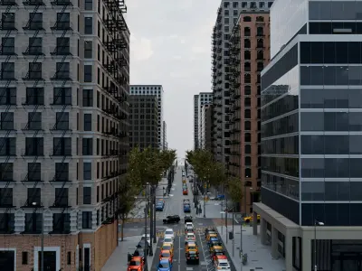 Modern City 3D model