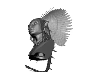 Varang Navi Villain Bust 3D print model