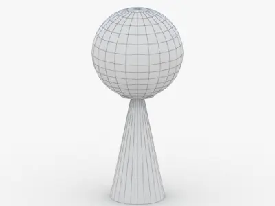1390 - Table Lamp Low-poly 3D model