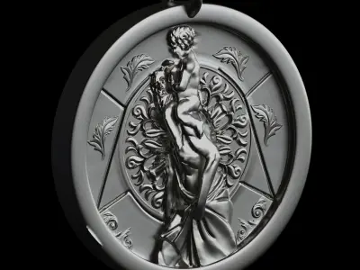 Saint Christopher Pendant  3D print model