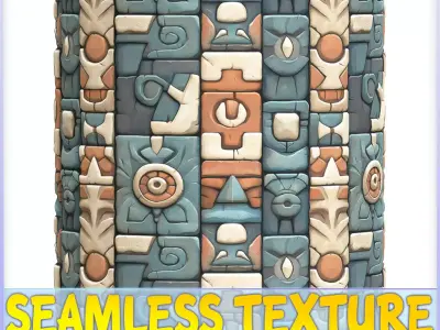 Stylized Wall Seamless Texture Texture 8