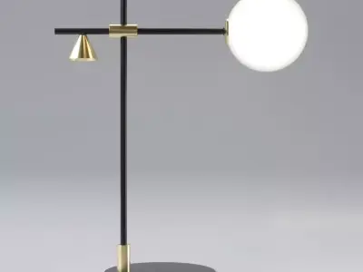 Desk Lamp Aromas Crane 3D model