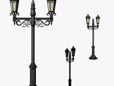 Lamp Street Series LumixLu N4 3D model