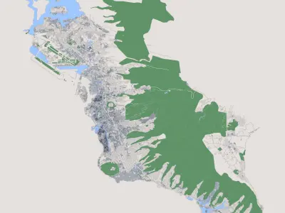 Honolulu City Hawaii 3D model