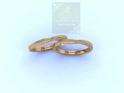 STYLE ELEGANT SIMPLE DECENT RING 3D print model