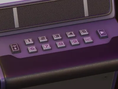 Casino Slot Modern - For Virtual Casino Games 3D model