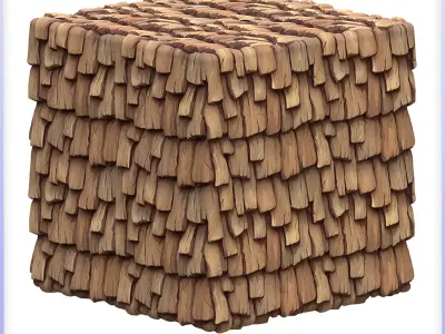 Stylized Roof Seamless Texture Texture 10