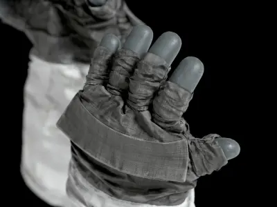 SPACESUIT NASA APOLLO 11 GLOVES 3D model