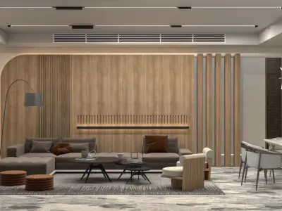 Modern Home Reception  3D model