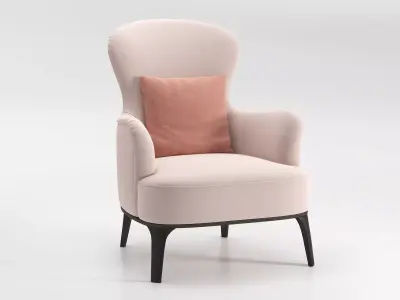 Memoire chair for living room 3D model