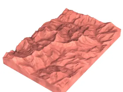 Terrain 6 3D model