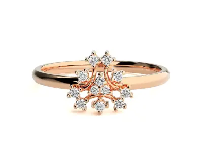 Women ring 3D print model 157