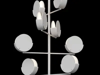 Chandelier Rooma lamp 02 3D model