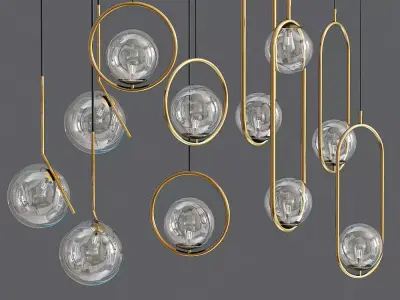 Ic Ceiling Light Collection 3D model