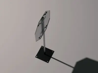 Stop sign model 3D model