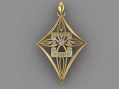 Women Pendant  3D print model