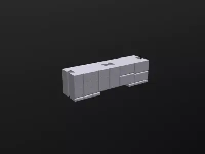 Medieval Floor to Wall Connector Tile Snap-Fit Modular print 3D print model