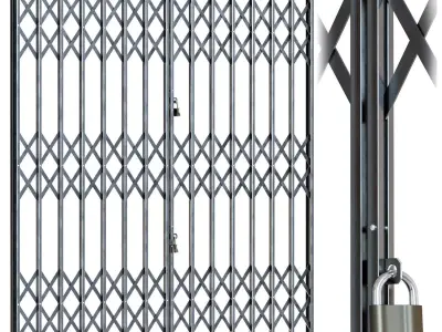 door grill 2 3D model