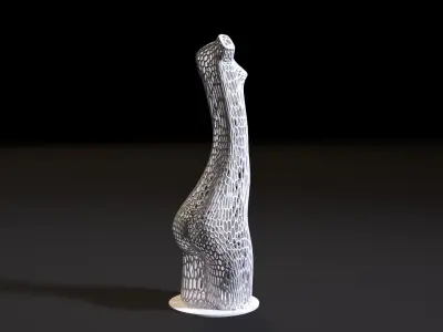 Figurine woman 3D print model