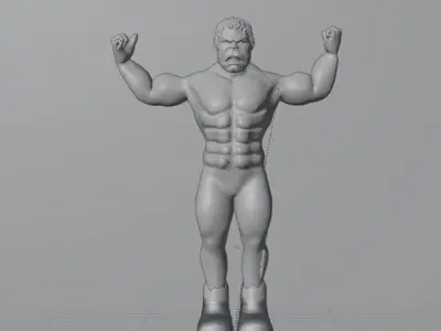 High Poly  Superhero 3D Model Character for Games  CGI 3D model