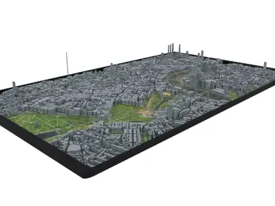 City of London Low-poly 3D model purchase