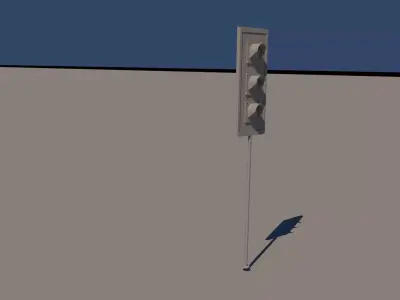 traffic lamp  3D model