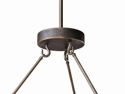 Arturo 6-Light Round Chandelier 3D model