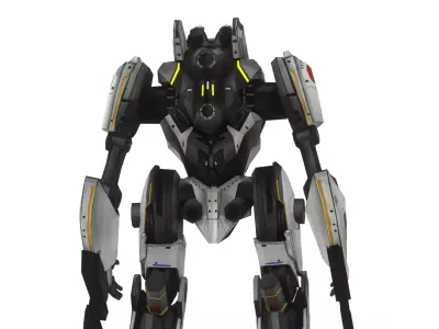 Tacit Ronin Jaeger 3D Model  Pacific Rim Mark 1 Japanese Jaeger Low-poly 3D model