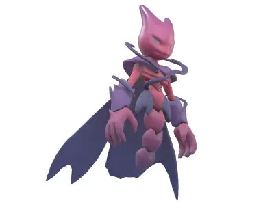 Evil Monster Soul Character V1 002 Low-poly 3D model