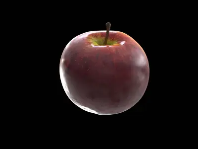 New Zealand Red Apple 3D model