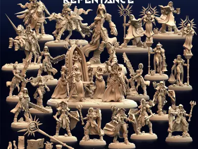 Light of Repentance - Crusader 3D print model