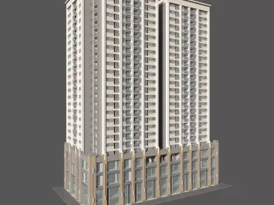 Tower Apartment 1 3D model