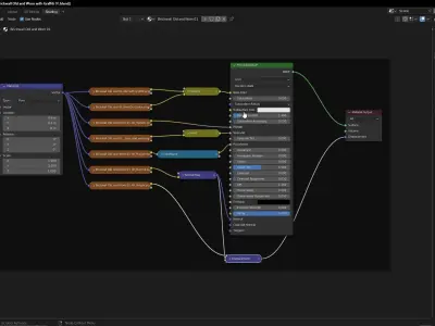 Brick Wall Worn and Cracked with Graffiti PBR Texture Texture