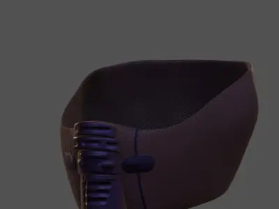 Gas mask helmet 3d model scifi Low-poly  Low-poly 3D model 304