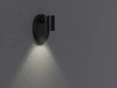 LED projector lamp VEGA C100 3D model