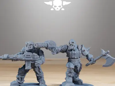 Orkaz Berserkers 3D print model