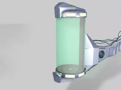 Sci-fi liquid container  3D model