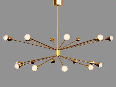 Circa Lody Chandeliers 18 and 20 lights 3D model