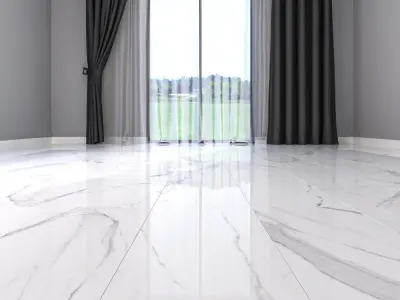 Marble Floor Afyon White Set 2 Texture