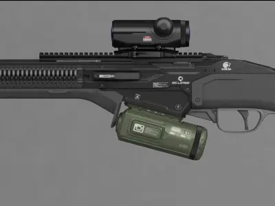 eclipse gta san andreas gun 3D model