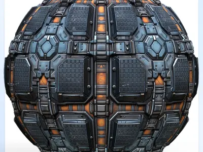 Sci-FI Seamless Texture Texture 21