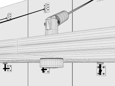 glass canopy 3D model