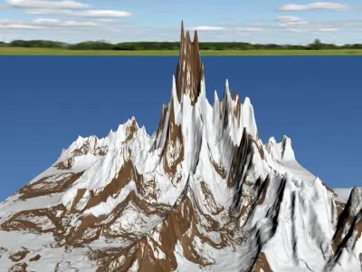 Mountains 3D model