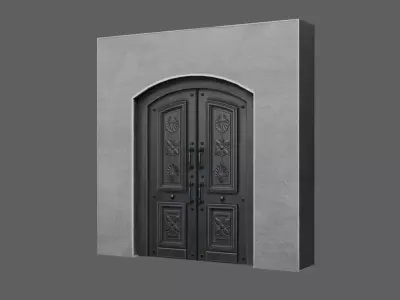 Medieval Doors Pack 02 Low-poly 3D model