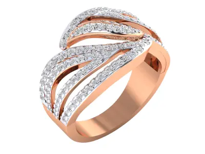 Women Ring Render 3dm STL MTL SLC JCD OBJ FBX Details 3D print model 35