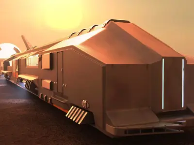  Train Star citizen 3D model