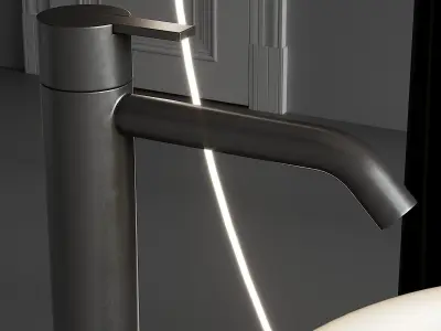 Inbani Heritage Vanity Unit Set 1 3D model