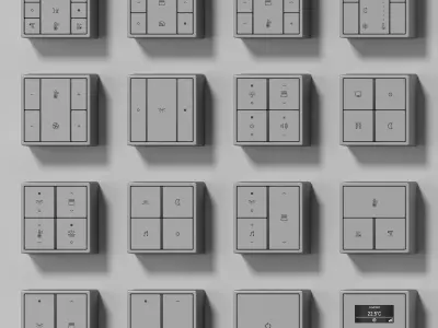 JUNG LS Cube  KNX Smart Home kit 50 items  3D model